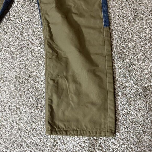 Guide Series Pants Mens 32x30 Blue Denim Green Nylon Overlay Relaxed Fit Hunting - Picture 2 of 7